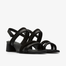 Camper Black Sandals Womens - Katie Online Ireland | NHLOK4790